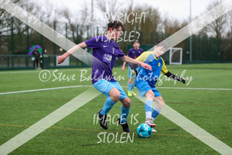 1DX20397 - 2026-02-15 FC Abbey Meads U13 Purple V Royal Wootton Bassett Town Youth U13 Yellow