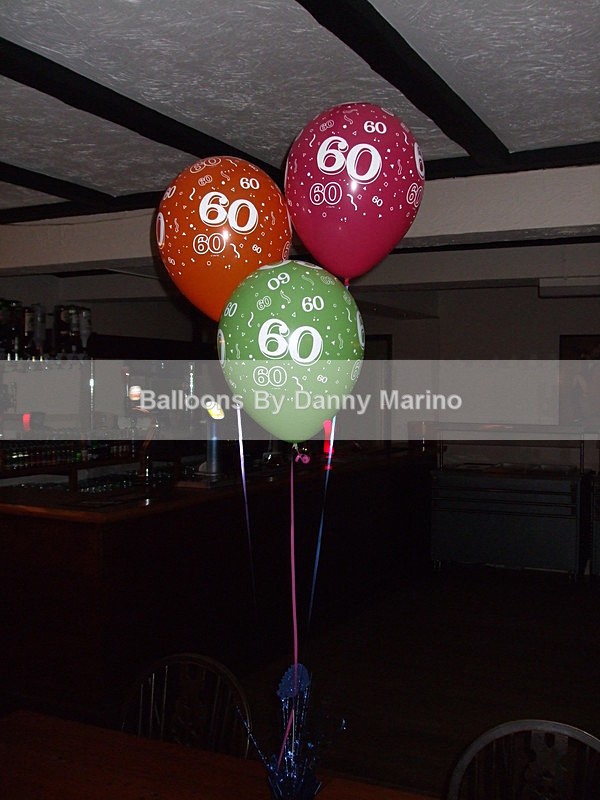 Numbered Birthday Balloons - Birthday Balloons