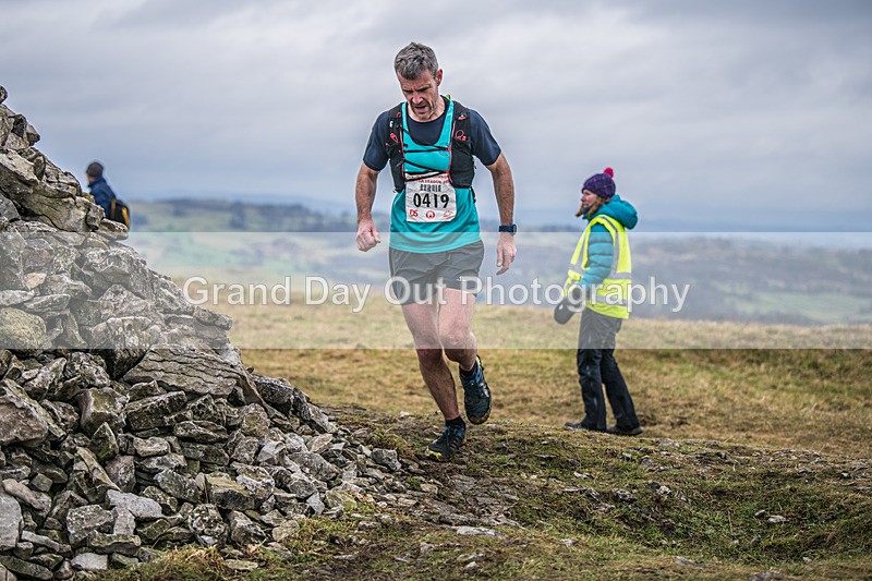 Cunswick -351 - Kendal Winter League Cunswick Scar Senior Fell Race Sunday 26th January 2025