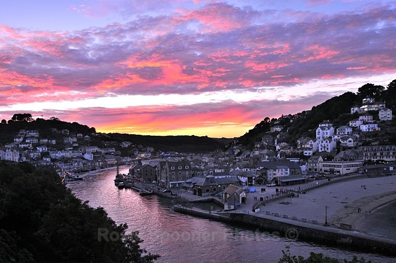 Sunset over the River Looe - Looe