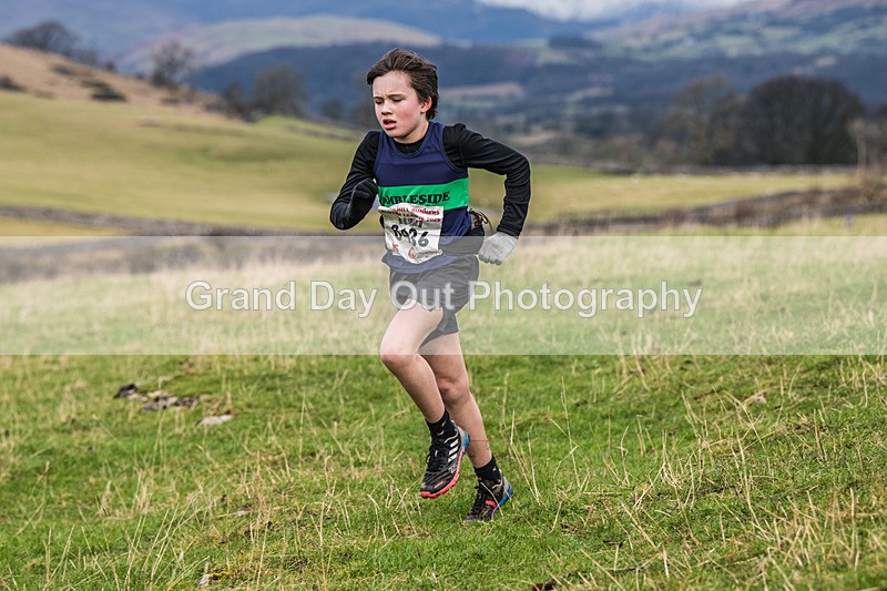 Cunswick U13-114 - Kendal Winter League Cunswick Scar Junior Under 13 Fell Race Sunday 26th January 2025
