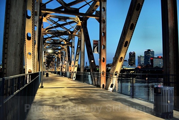 Little Rock fromJunction bridge at Dusk - Cityscapes and buildings