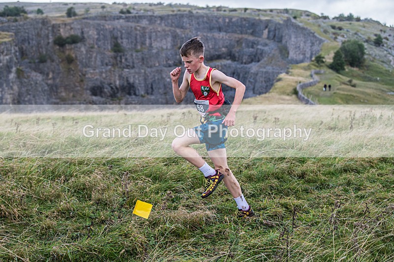 ESFRC Year 7-22 - English Schools Fell Running Championships Year 7 Giggleswick Saturday 1st October 2022