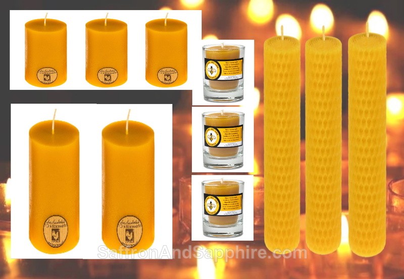 Votive Candles 100% Pure Beeswax