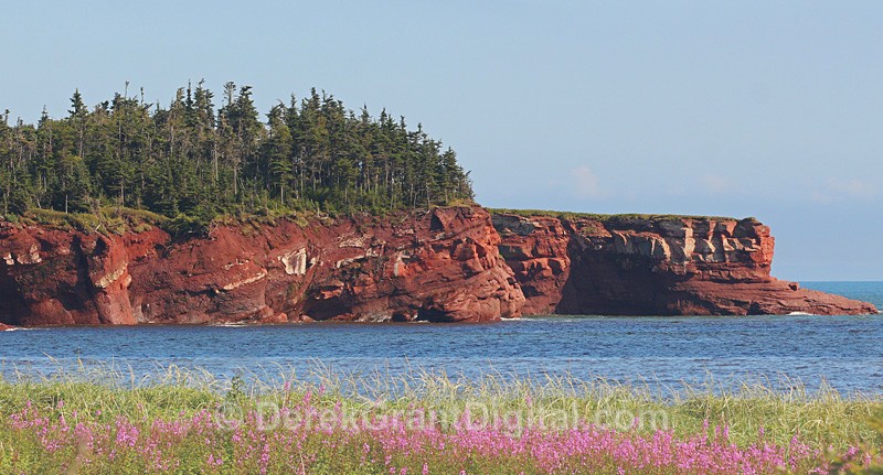 Bay of Fundy Rock Formations - New Brunswick Landscape