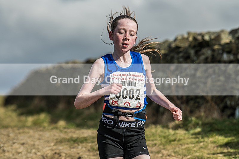Helm Hill -28 - Kendal Winter League Helm Hill Fell Races (Under 13/15/17 & Seniors) Sunday 16th March 2025