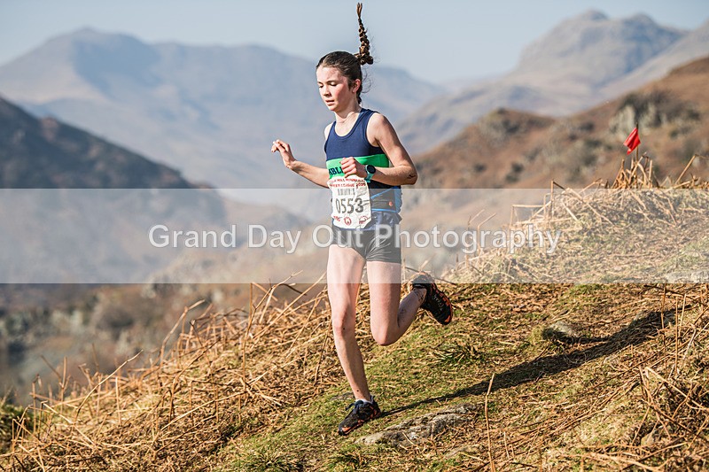 Elterwater-335 - Kendal Winter League Elterwater Under 15/17 Fell Races Sunday 9th March 2025