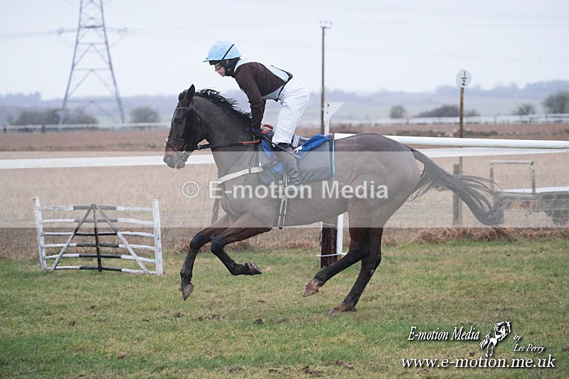PtP 260125 707 - Cocklebarrow Point-to-Point racing with the Heythrop Hunt 26/01/25