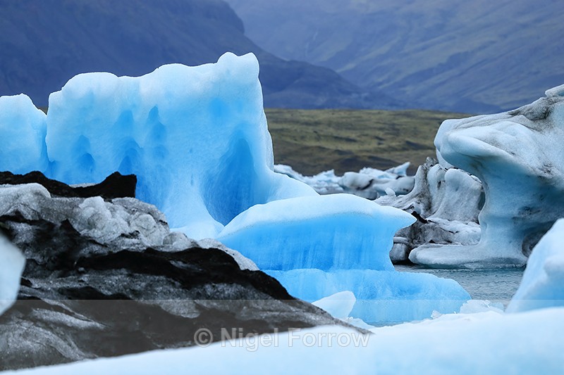 Icebergs in Jokulsarlon lagoon, Iceland - Iceland
