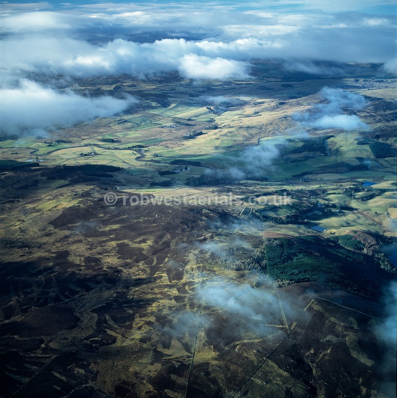 A00496B Moorlands East of Blacklunans in 2004 - Mountains, hills and moors