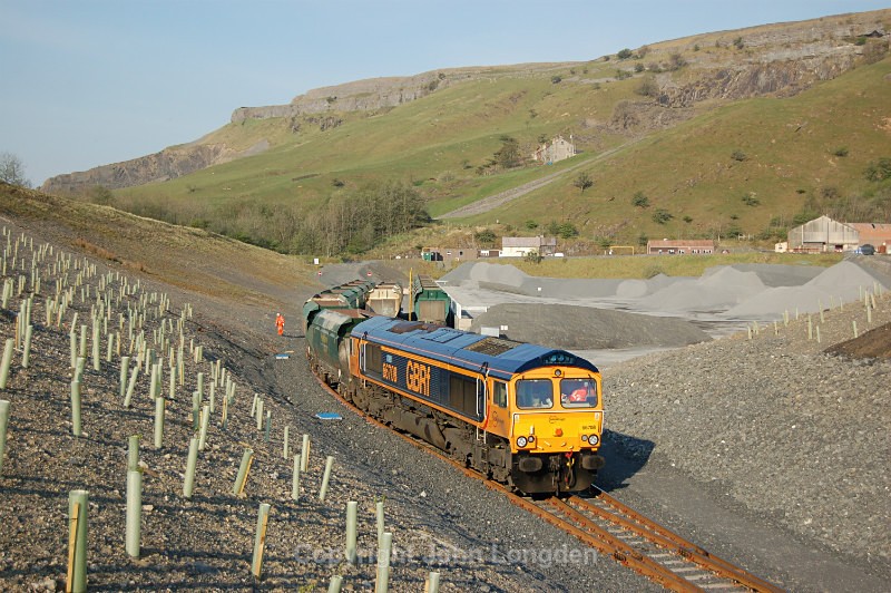 JL - 12.5.16 66708 6M69 Hunslet - Arcow, Arcow Quarry - Arcow branch