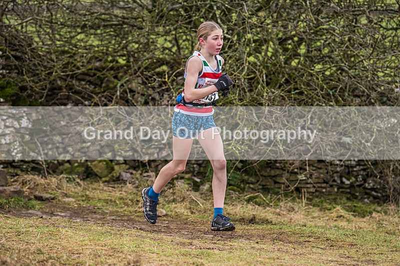 Cunswick U15  U17-24 - Kendal Winter League Cunswick Scar Junior Under 15 & 17 Fell Races Sunday 26th January 2025