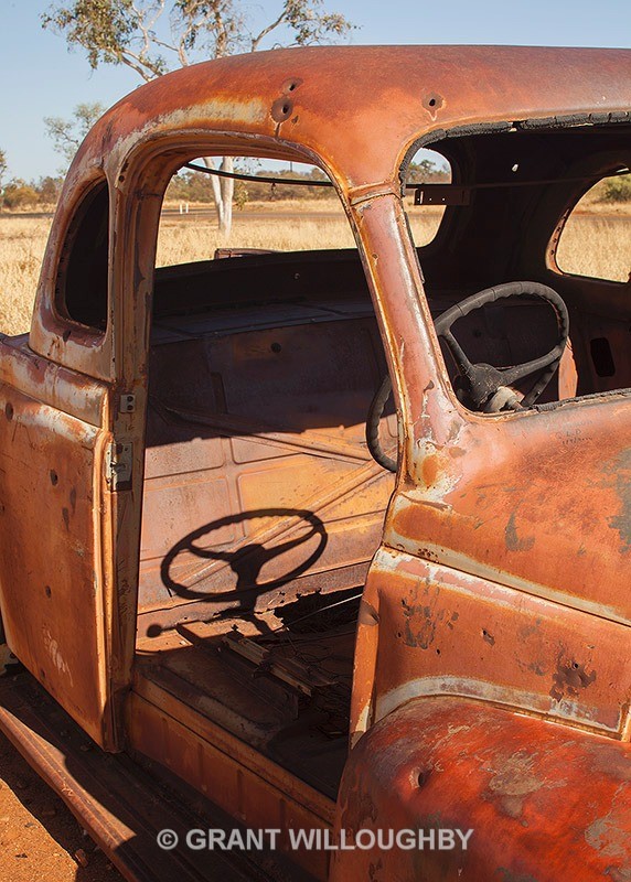 Car wreck 1 north of Alice Springs - Australia