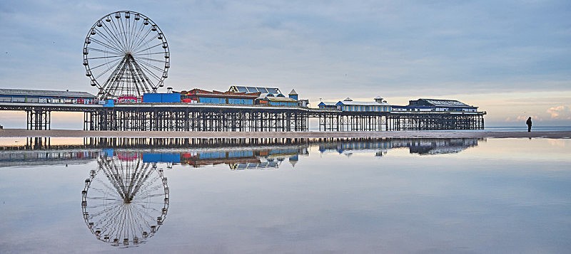 Pier reflections - Blackpool and Coast