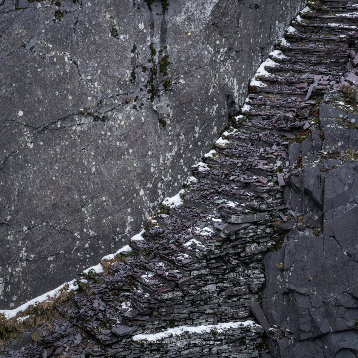 Dinorwic staircase - Quarry