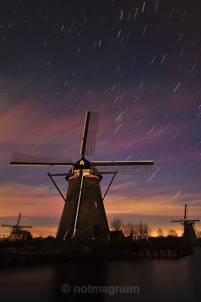 kinderdjke trails - NIGHT TIME