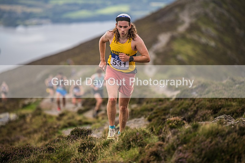 Uphill Only-181 - British Athletics Off Road Running Championships Senior Uphill Only Trial - Skiddaw Friday 15th Augu