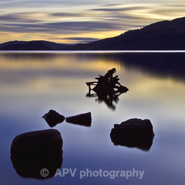 Loch Lomond Sunset - Square Cards