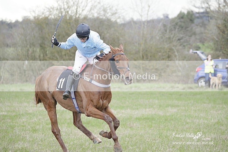 PtP 180323 915 - Shelfield Park Races with Croome & West Warwickshire Hunt  18/03/23