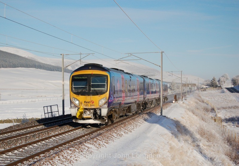 7.12.10 - 158144 10.10 Glasgow Central - Manchester Airport, Wandel - West Coast Main Line (north to south)