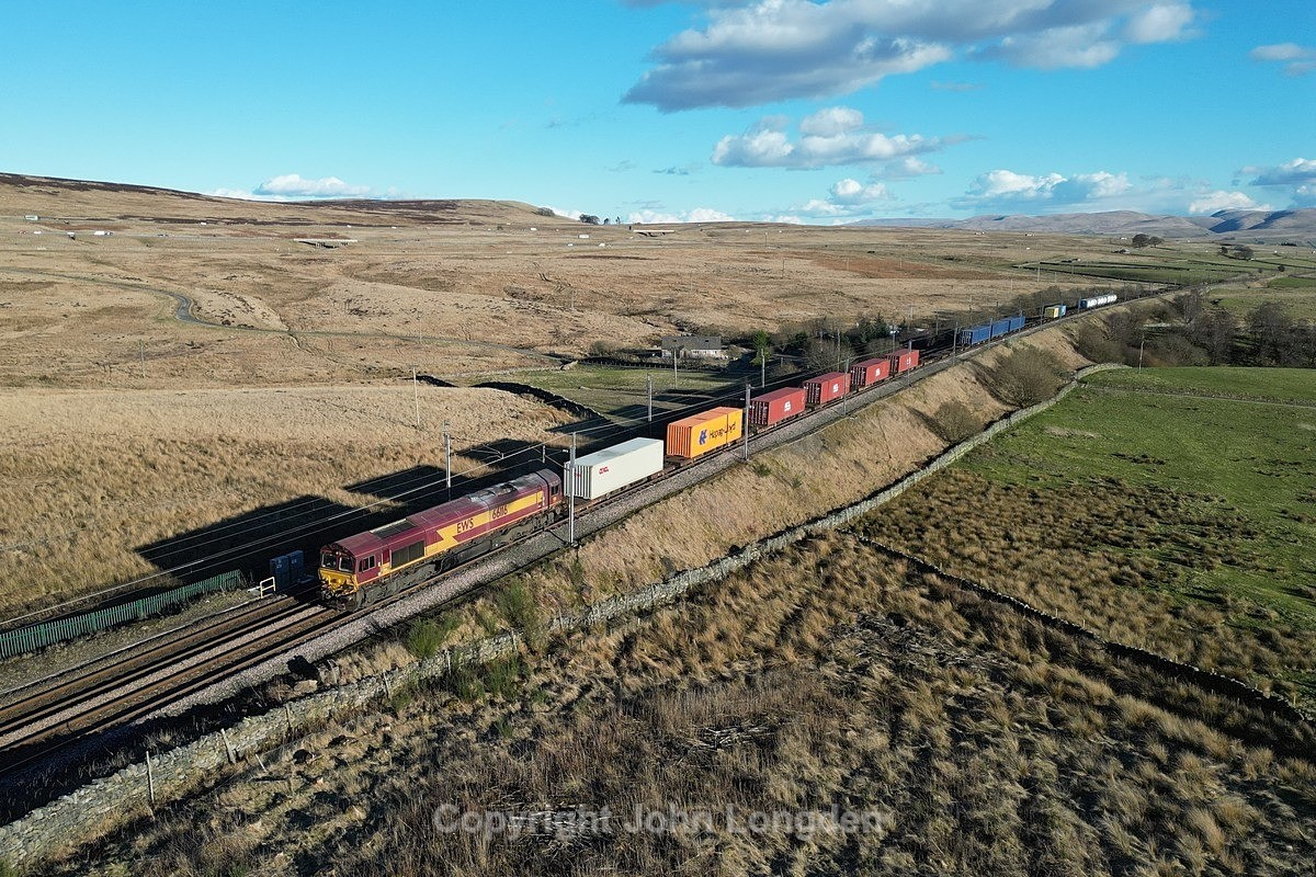 JL - 7.3.23 66116 4S38 Seaforth - Mossend, Shap Wells - West Coast Main Line (north to south)
