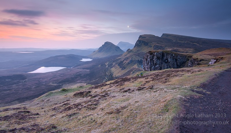 Moon set over Trotternish - Isle of Skye