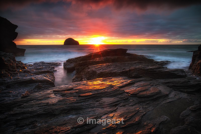 Trebarwith Strand Seascape - The Gallery
