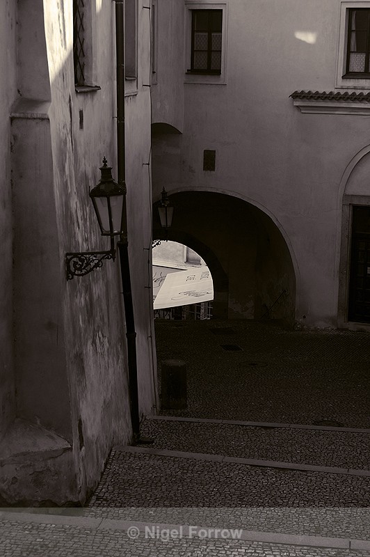 Cobbled alleyway, Prague - Prague, Czech Republic