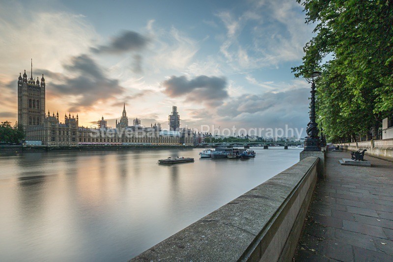 Westminster Sunset:136E - London