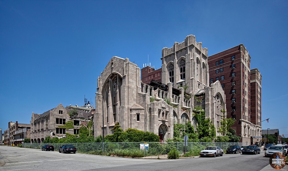 Gary, Indiana | City Methodist Church Exterior A - Gary, Indiana