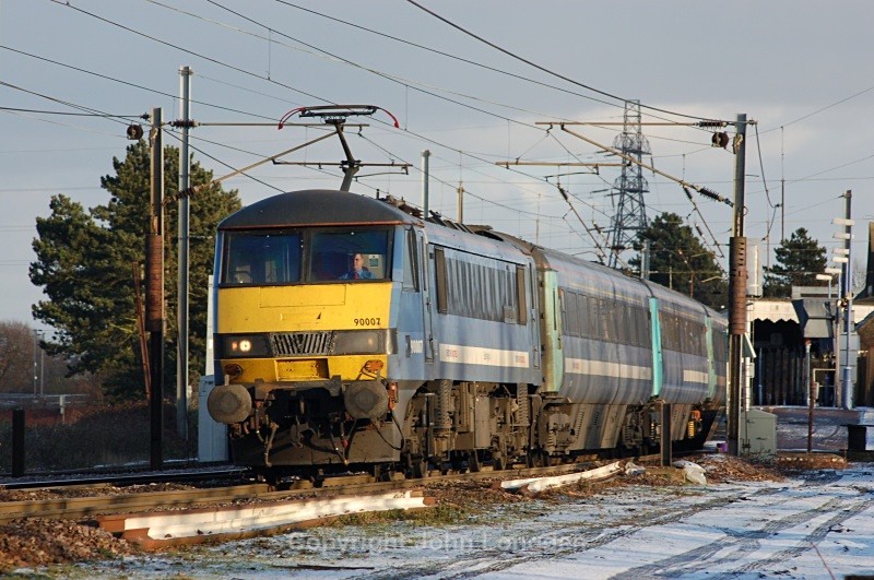 5.1.09 90007 12.00 Norwich - Liverpool St, Maningtree - Elsewhere on the network