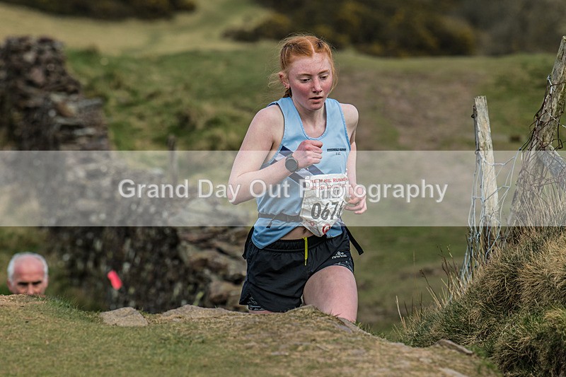 Helm Hill -451 - Kendal Winter League Helm Hill Fell Races (Under 13/15/17 & Seniors) Sunday 16th March 2025