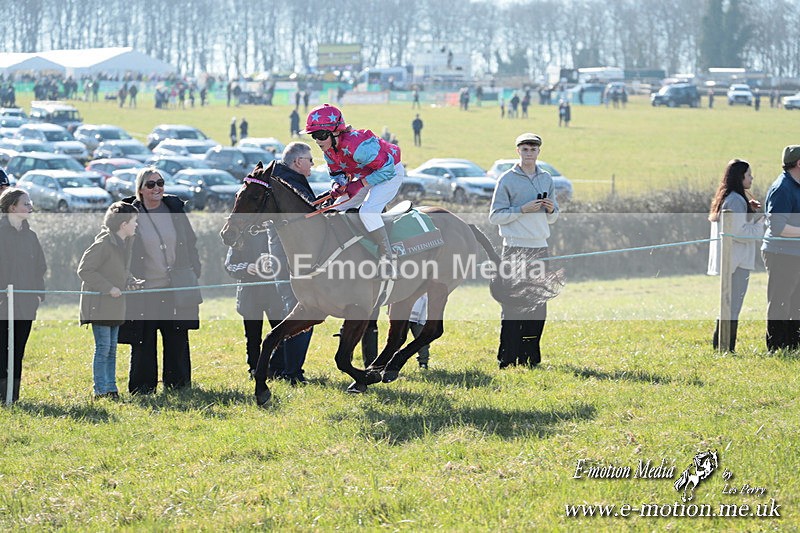 PR 010325 26 - Pony Racing from Beaufort Races Didmarton 01/03/25