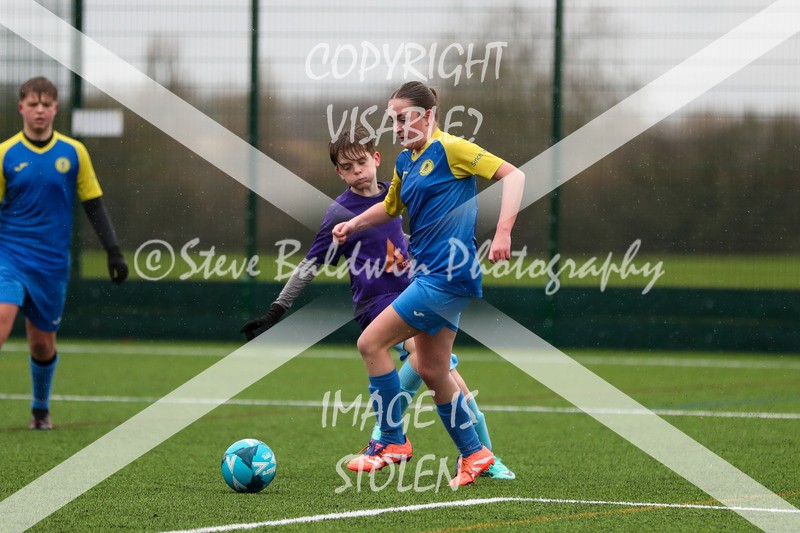 1DX20766 - 2026-02-15 FC Abbey Meads U13 Purple V Royal Wootton Bassett Town Youth U13 Yellow