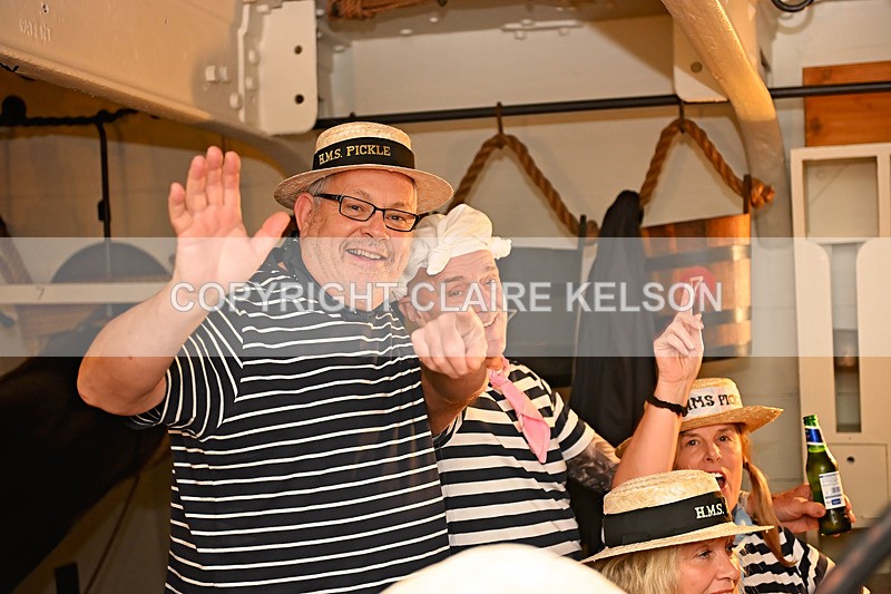 HMS PICKLE-141 - PICKLE NIGHT HMS WARRIOR 1860