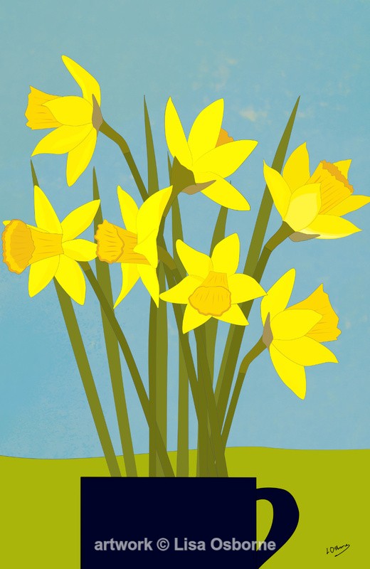 Daffodils - DIGITAL ARTWORK
