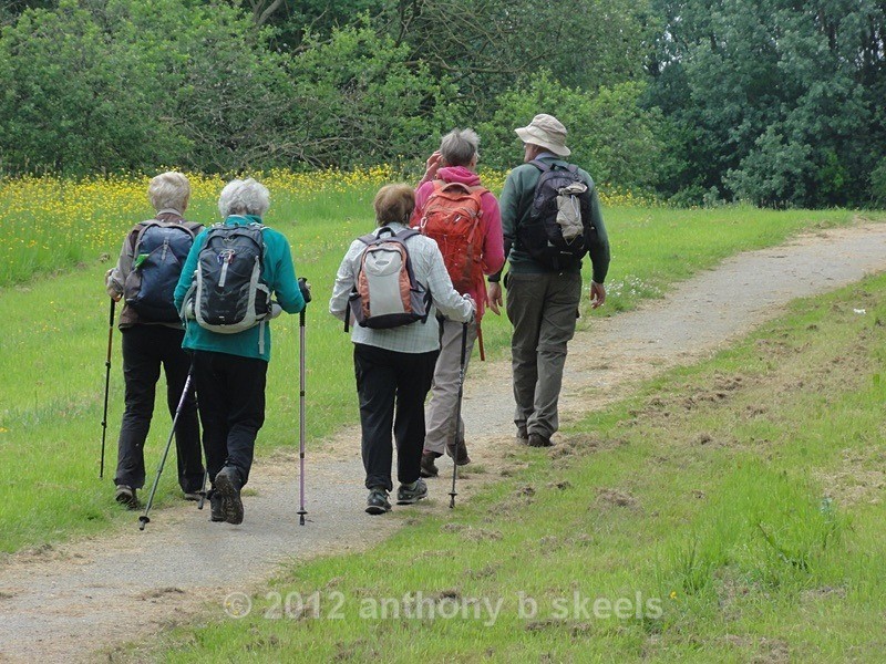 037 Heading for Swillington turn off to Little Preston - SAINT PAULINUS PILGRIMAGE TRAIL