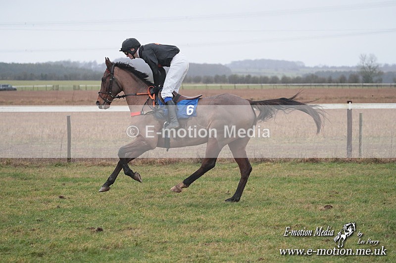 PtP 260125 504 - Cocklebarrow Point-to-Point racing with the Heythrop Hunt 26/01/25