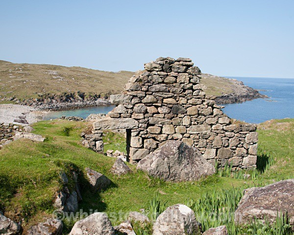 Ruins at Blackhouse Village - Scottish Highlands