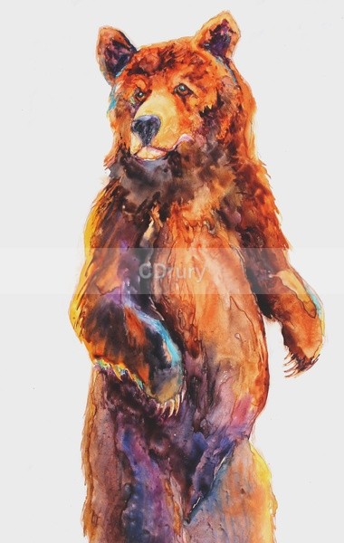Stand your Ground~Bear - AVAILABLE PRINTS and Notecards