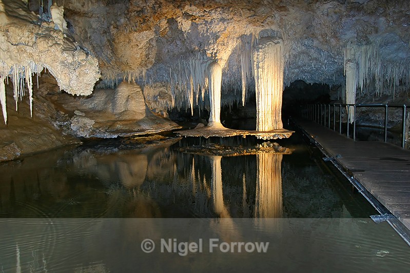 The Suspended Table formation in Lake Cave - Australia