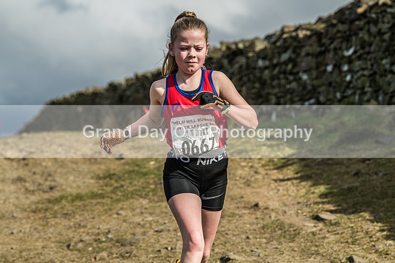 Helm Hill -152 - Kendal Winter League Helm Hill Fell Races (Under 13/15/17 & Seniors) Sunday 16th March 2025