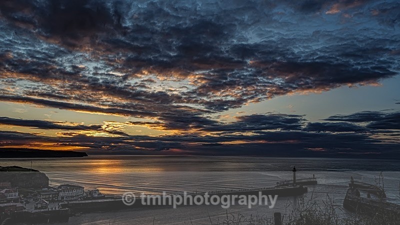 Setting Sun. - Yorkshire Coast