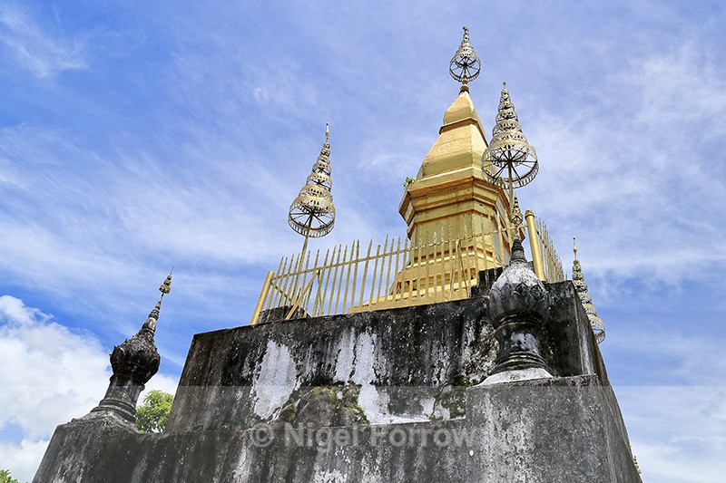 Golden stupa on Mount Phousi, Luang Prabang, Laos - Laos