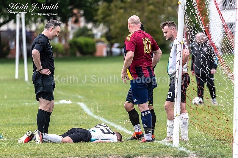 9KJS8889 - Pitch 3. Abington FC vs Royals. Abington Park. 10th May 2026.