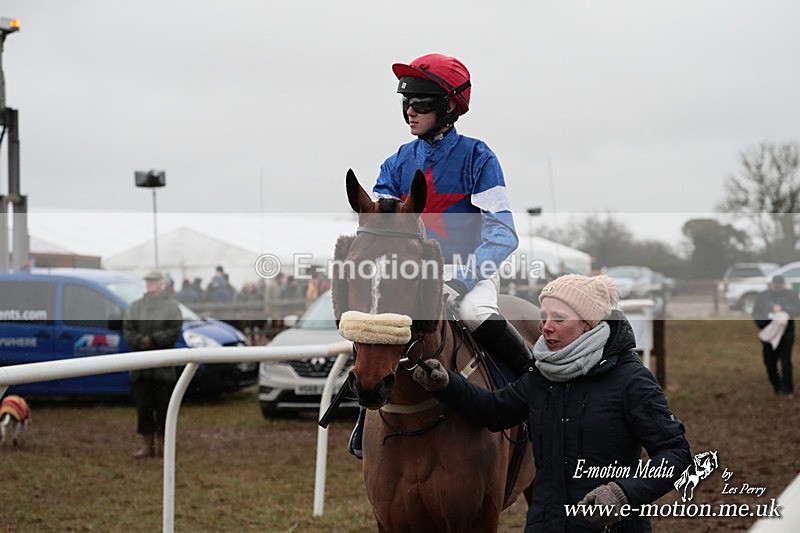PtP 260125 844 - Cocklebarrow Point-to-Point racing with the Heythrop Hunt 26/01/25