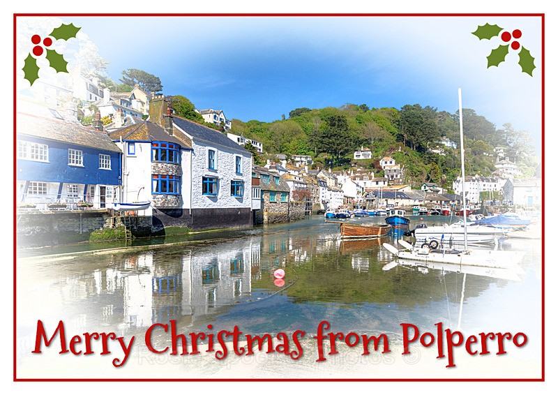 XM031 -  Beautiful Polperro - XMAS CARDS Looe Polperro and General Cornwall