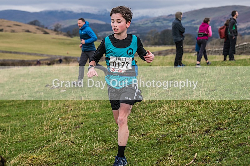 Cunswick U13-92 - Kendal Winter League Cunswick Scar Junior Under 13 Fell Race Sunday 26th January 2025