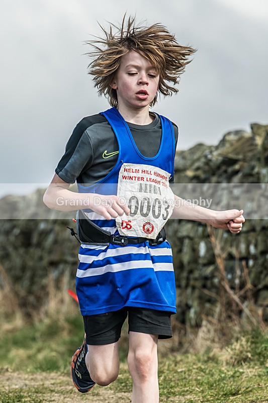 Helm Hill -111 - Kendal Winter League Helm Hill Fell Races (Under 13/15/17 & Seniors) Sunday 16th March 2025