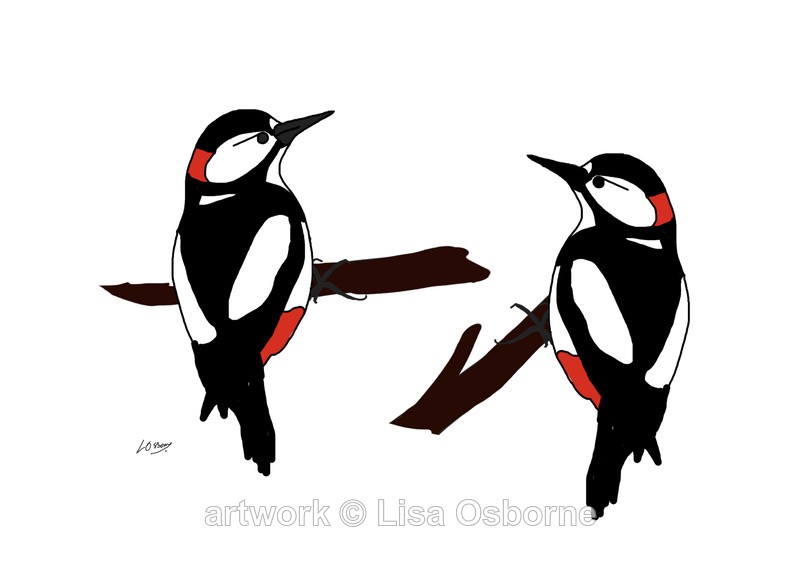 Woodpeckers - DIGITAL ARTWORK